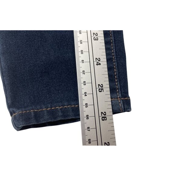 Lauren Conrad High Rise women's Skinny Jeans 2 XS Jeans Button Fly Dark Wash - Picture 7 of 11